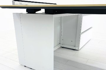 コクヨ サイビ L型デスク 中古 エグゼクティブデスク マネージメントデスク 中古オフィス家具 2000/2000/720の画像