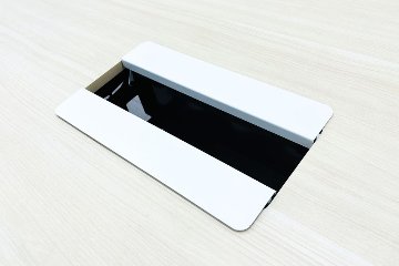 ウチダ レムナ 大型会議テーブル 中古 ミーティングテーブル 大型会議机 中古オフィス家具 メープル天板 3600/1200/720の画像