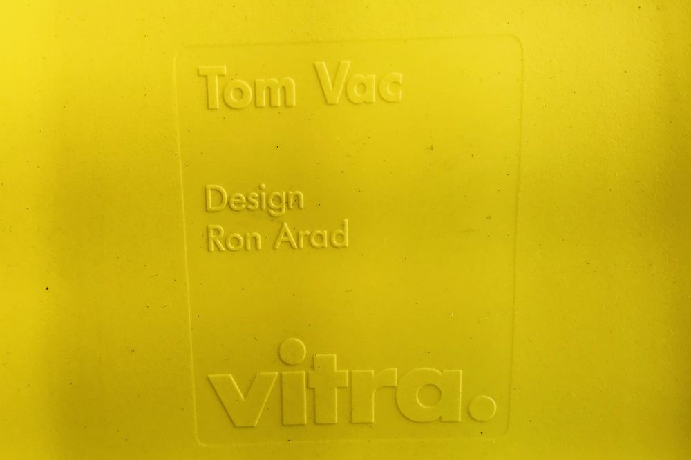 ヴィトラ トムバック 中古 中古オフィス家具 Vitra Tom Vac トムバックチェア Tomvac スタッキングチェア イエロー画像