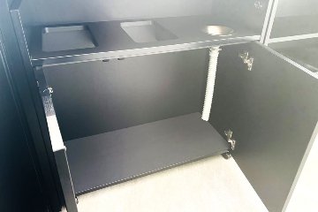 DAYS OFFICE コクヨ デイズオフィス ビッグカウンター L型 中古 ローカウンター チェア やぐら 照明付 中古オフィス家具 3160/2260の画像