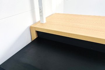 DAYS OFFICE コクヨ デイズオフィス ビッグカウンター L型 中古 ローカウンター チェア やぐら 照明付 中古オフィス家具 3160/2260の画像