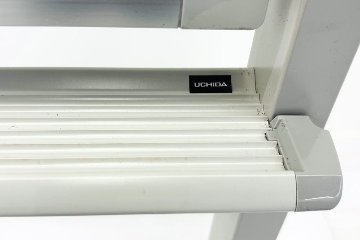 ウチダ ホワイトボード 黒板 キャスター付 両面タイプ 中古オフィス家具 1800/900の画像