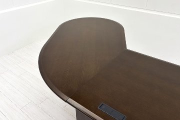イトーキ 中古 L型デスク エグゼクティブデスク 役員用デスク 社長 役員机 中古オフィス家具 2800/1400/720の画像