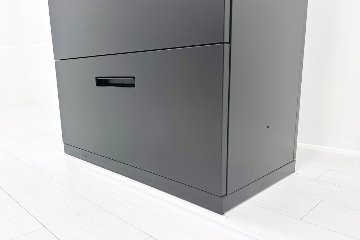 3段ラテラル書庫 スチール イナバ TF-L3-119045 中古 キャビネット 収納家具 中古オフィス家具 シリンダー錠 900/460(450)/1125の画像