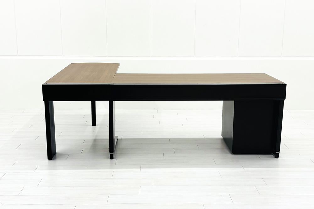 オカムラ 中古 L型デスク プロステージ クレスト 中古デスク 中古机 中古オフィス家具 2200/1600/720の画像
