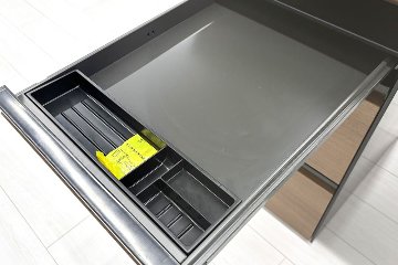 オカムラ 中古 L型デスク プロステージ クレスト 中古デスク 中古机 中古オフィス家具 2200/1600/720の画像