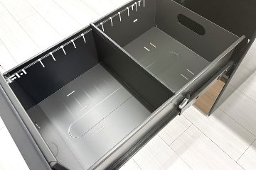 オカムラ 中古 L型デスク プロステージ クレスト 中古デスク 中古机 中古オフィス家具 2200/1600/720の画像