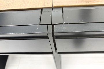 オカムラ 中古 L型デスク プロステージ クレスト 中古デスク 中古机 中古オフィス家具 2200/1600/720の画像