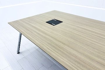 イトーキ アフィーノ 中古 幅2400 ミーティングテーブル 大型会議テーブル 中古オフィス家具 2400/1200/720の画像