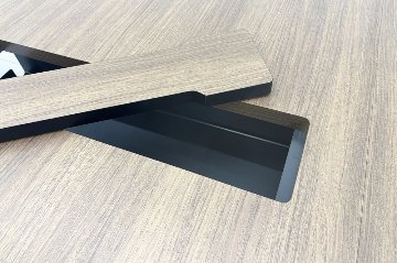 オカムラ ラティオ 中古 大型会議テーブル 幅4800 ミーティングテーブル 会議机 中古オフィス家具 4800/1500/720の画像