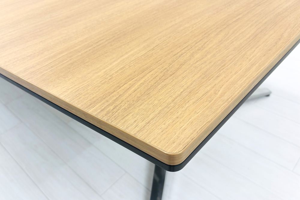オカムラ ラティオ 中古 大型会議テーブル 幅4000 ミーティングテーブル 会議机 中古オフィス家具 4000/1400/720の画像