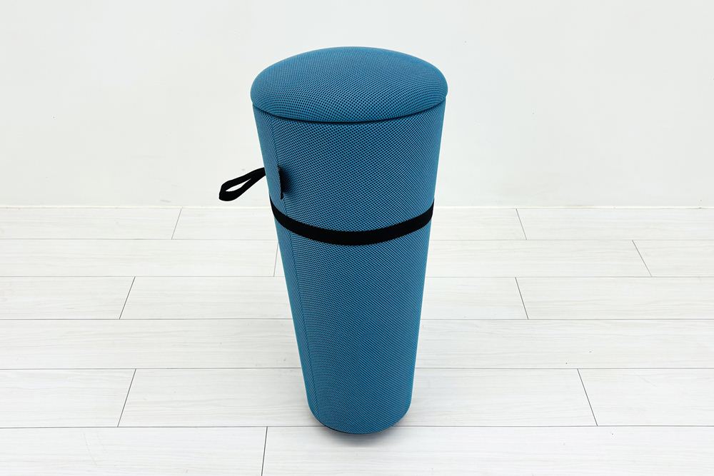 ウィルクハーン スタンドアップ Wilkhahn Stand-up ミーティングチェア 多目的チェア スツール 中古オフィス家具 ライトブルーの画像