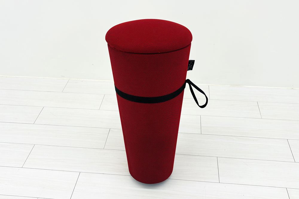ウィルクハーン スタンドアップ Wilkhahn Stand-up ミーティングチェア 多目的チェア スツール 中古オフィス家具 レッドの画像