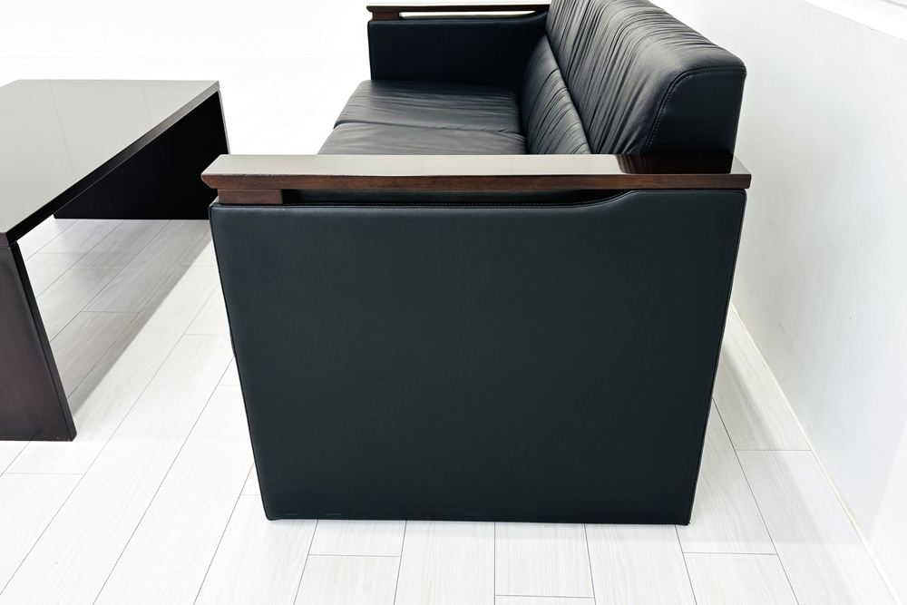 イトーキ 【4点セット】 応接セット 応接家具 中古 応接ソファ 応接ソファー 中古オフィス家具の画像