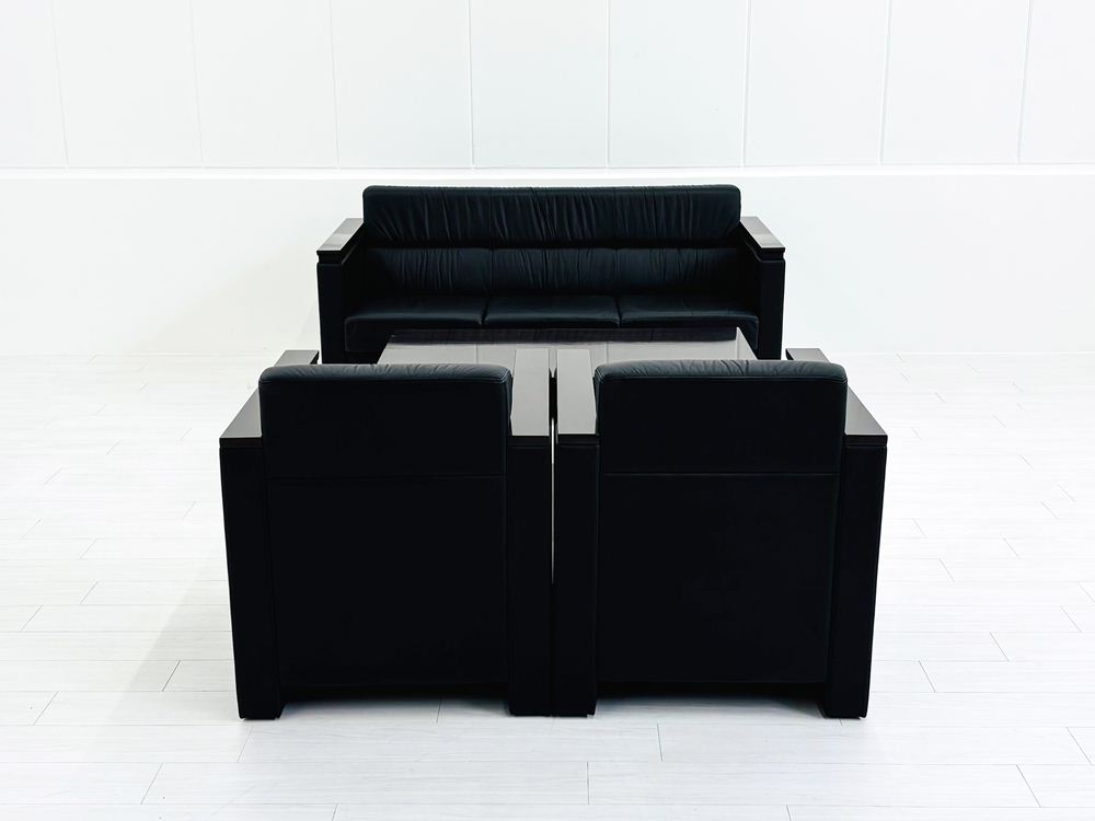 イトーキ 【4点セット】 応接セット 応接家具 中古 応接ソファ 応接ソファー 中古オフィス家具の画像