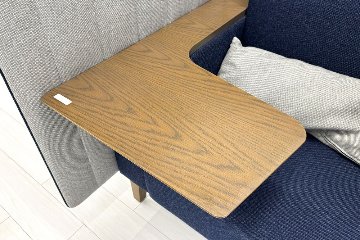 コクヨ ワークブース 中古 インターバル 2.5サイドタイプ パーテーション ラウンジソファ 1人用ソファ 中古オフィス家具 カプセルソファーの画像