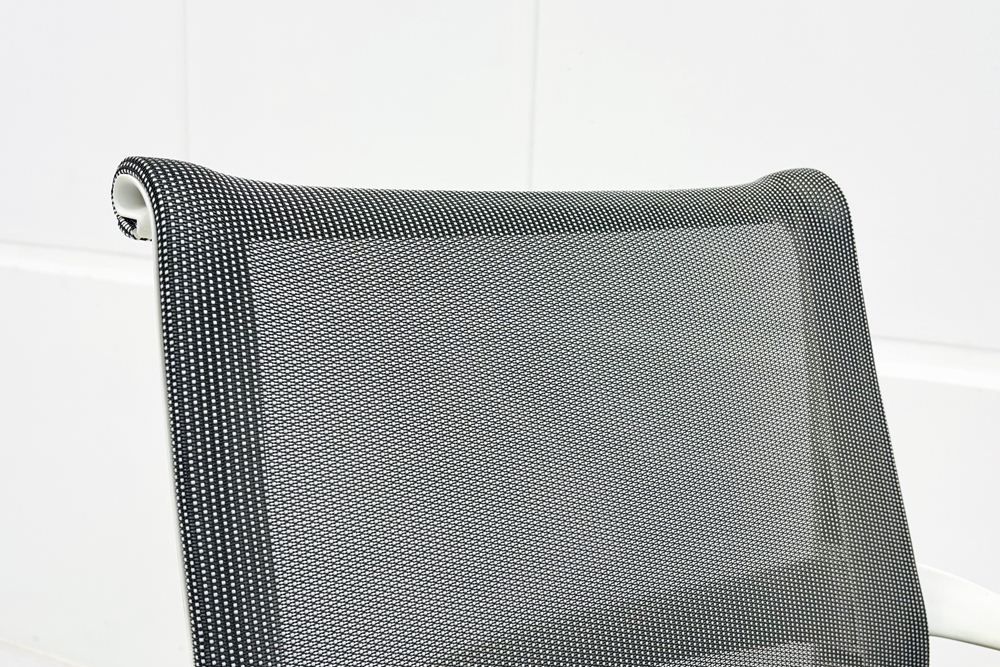 Herman Miller Setu Chair ハーマンミラー セトゥーチェア 中古 マルチパーパスチェア 肘付 ５本脚タイプ リボンアーム グレーの画像