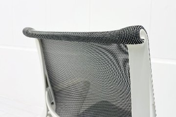 Herman Miller Setu Chair ハーマンミラー セトゥーチェア 中古 マルチパーパスチェア 肘付 ５本脚タイプ リボンアーム グレーの画像