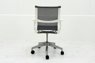 Herman Miller Setu Chair ハーマンミラー セトゥーチェア 中古 マルチパーパスチェア 肘付 ５本脚タイプ リボンアーム グレーの画像