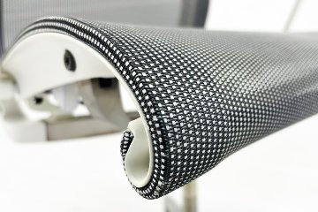Herman Miller Setu Chair ハーマンミラー セトゥーチェア 中古 マルチパーパスチェア 肘付 ５本脚タイプ リボンアーム グレーの画像