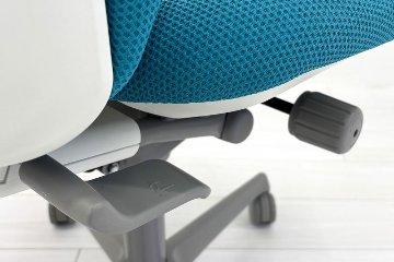 オカムラ スラートチェア 中古 sulato ハイバック 肘無チェア 中古オフィス家具 中古オフィスチェア ブルーグリーンの画像