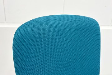 オカムラ スラートチェア 中古 sulato ハイバック 肘無チェア 中古オフィス家具 中古オフィスチェア ブルーグリーンの画像