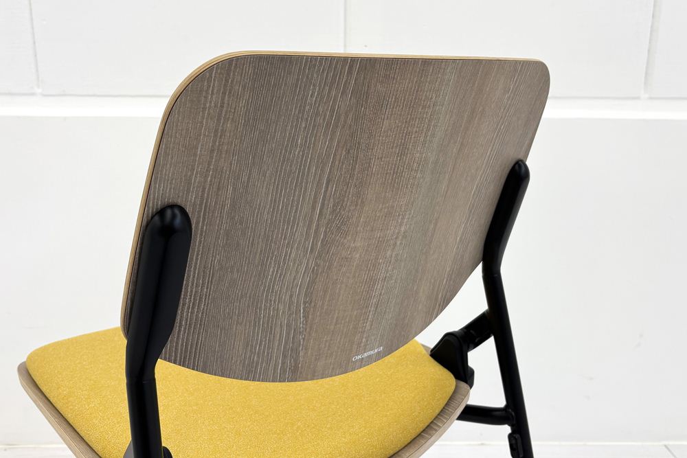 オカムラ ライブス ネスティングチェア 中古 【4脚セット】 Lives Nesting Chair ミーティングチェア 会議椅子 中古オフィス家具の画像