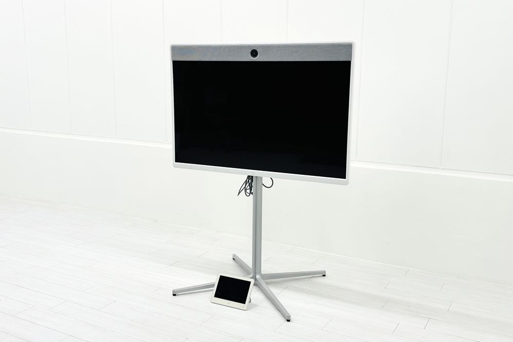 リモート会議 モニター 中古 ビデオ会議システム Cisco Webex Room 55 シスコ 中古オフィス家具 フロアスタンドモデルの画像