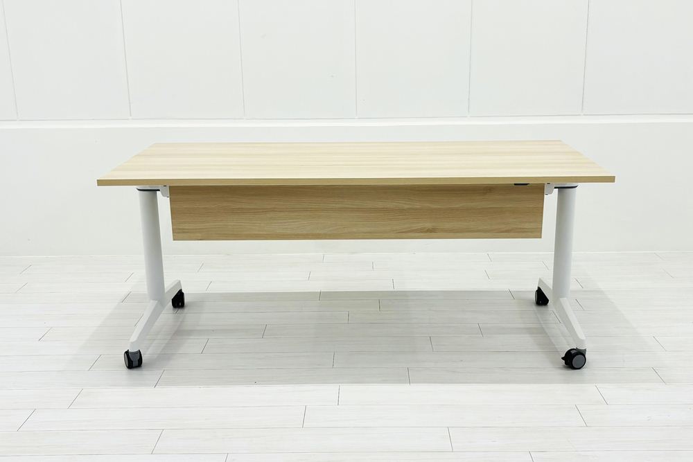 Steelcase FlipTop Twin 中古 ミーティングテーブル フリップトップ・ツイン スチールケース 中古オフィス家具 1800/800/740の画像