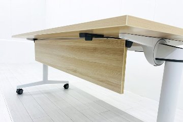 Steelcase FlipTop Twin 中古 ミーティングテーブル フリップトップ・ツイン スチールケース 中古オフィス家具 1800/800/740の画像