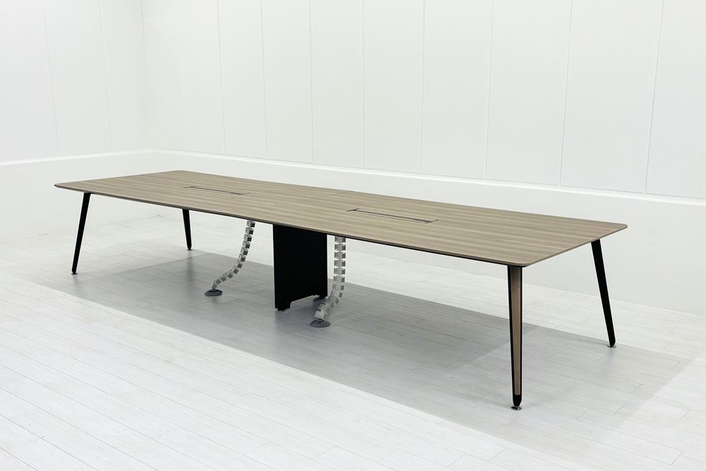 OKAMURA PRECEDE オカムラ プリシード 中古 大型会議テーブル ミーティングテーブル 中古オフィス家具 4000/1200/720の画像