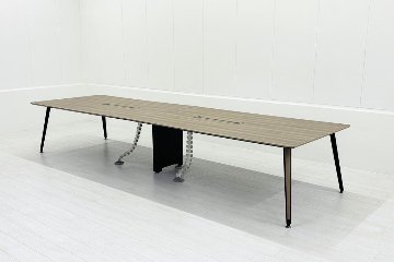 OKAMURA PRECEDE オカムラ プリシード 中古 大型会議テーブル ミーティングテーブル 中古オフィス家具 4000/1200/720の画像