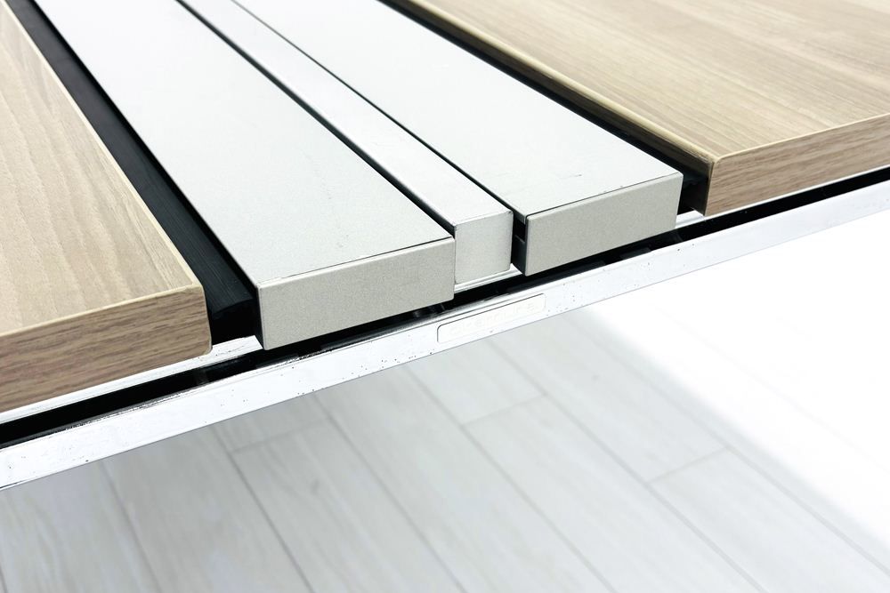 オカムラ プリシード 中古 フリーアドレス OKAMURA PRECEDE 長机 中古オフィス家具 2400/1400/720の画像