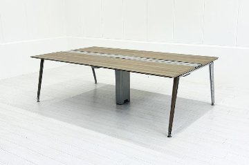 オカムラ プリシード 中古 フリーアドレス OKAMURA PRECEDE 長机 中古オフィス家具 2400/1400/720の画像