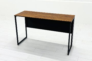オカムラ ソリスト SOLISTE 平机 中古 中古オフィス家具 事務机 1200/450/720 ラスティックパイン/ダークグレーの画像