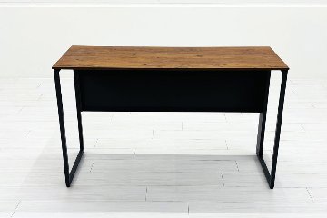 オカムラ ソリスト SOLISTE 平机 中古 中古オフィス家具 事務机 1200/450/720 ラスティックパイン/ダークグレーの画像