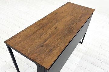 オカムラ ソリスト SOLISTE 平机 中古 中古オフィス家具 事務机 1200/450/720 ラスティックパイン/ダークグレーの画像