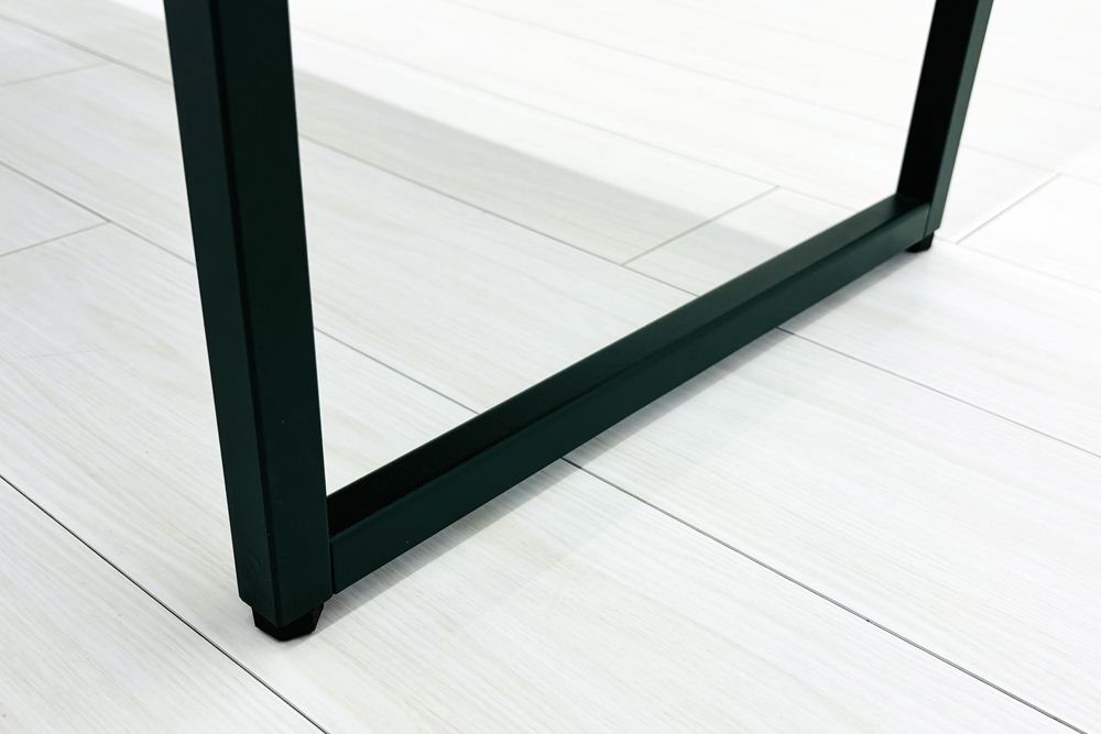 オカムラ ソリスト SOLISTE 平机 中古 中古オフィス家具 事務机 1200/450/720 プライズウッドライト/ダークグリーンの画像