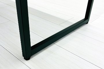オカムラ ソリスト SOLISTE 平机 中古 中古オフィス家具 事務机 1200/450/720 プライズウッドライト/ダークグリーンの画像