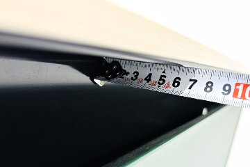 オカムラ ソリスト SOLISTE 平机 中古 中古オフィス家具 事務机 1200/450/720 プライズウッドライト/ダークグリーンの画像