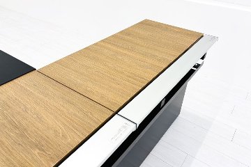 【ポリッシュ脚ピカピカ磨き有！】 SAIBI コクヨ サイビ L型デスク 中古 エグゼクティブデスク マネージメントデスク 中古オフィス家具 1900/1800/720の画像