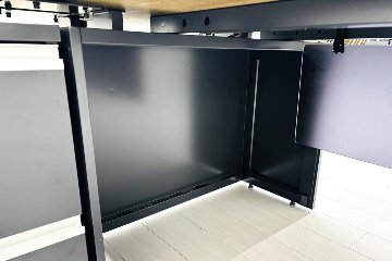 【ポリッシュ脚ピカピカ磨き有！】 SAIBI コクヨ サイビ L型デスク 中古 エグゼクティブデスク マネージメントデスク 中古オフィス家具 1900/1800/720の画像