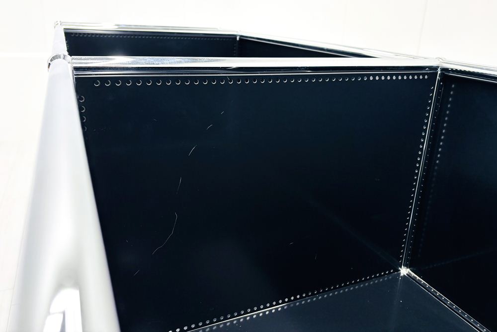 USMハラー 中古 サイドボード ハラーシステム USM Haller キャビネット 3連3段 中古オフィス家具 ブラック 1700/520/1100の画像