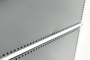 USMハラー 中古 サイドボード ハラーシステム USM Haller キャビネット 3連3段 中古オフィス家具 ブラック 1700/520/1100の画像