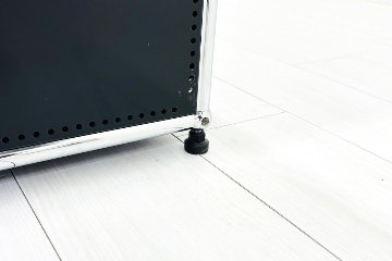 USMハラー 中古 サイドボード ハラーシステム USM Haller キャビネット 3連3段 中古オフィス家具 ブラック 1700/520/1100の画像