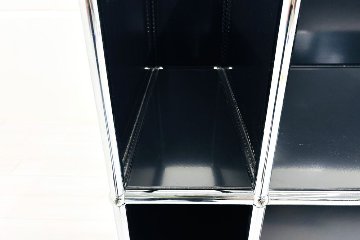 USMハラー キャビネット 3連3段 ブラック | 中古オフィス家具専門店の