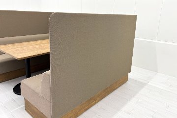 ソファブース イトーキ ノットワーク 中古 knot Work セミクローズ型 中古オフィス家具 2350/1850/1300の画像