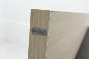 【3点セット】 対面ブース ファミレスソファ オカムラ ブレスタ 中古 ミーティングブース 中古オフィス家具 バックパネル付きの画像