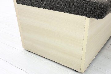 【2点セット】 対面ブース ファミレスソファ オカムラ ブレスタ 中古 ミーティングブース 中古オフィス家具 バックパネル付きの画像