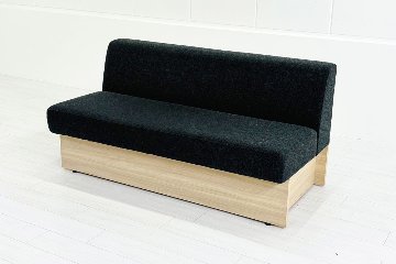 コクヨ デイズオフィス ワイヤードソファー 中古 デイズバウンダリー 3Pソファ DAYS OFFICE 中古オフィス家具 1500/740/730 グレーの画像